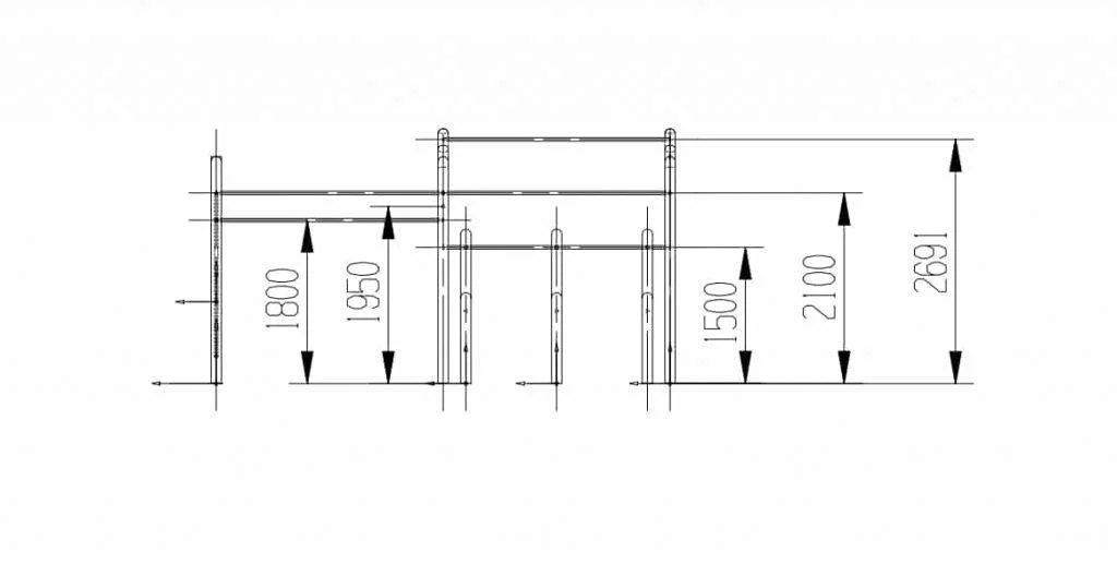 Cage street workout power
