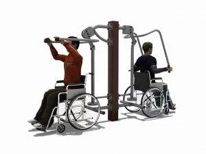 Lat Pull Down & Chest Press BLH-1512 équipement fitness pmr