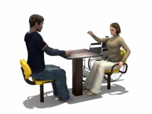 Chess Table BLH-1514 équipement fitness pmr