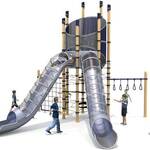 Equipement de terrain de jeu exterieur