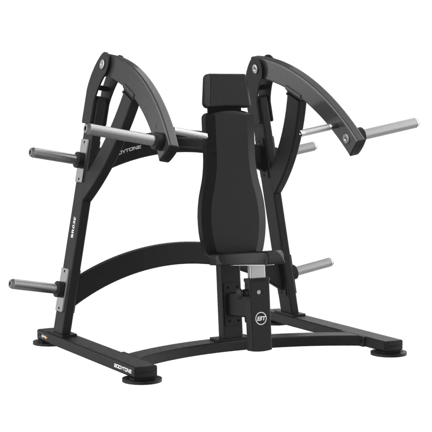 Presse épaules professionnelle Bodytone Solid Rock SR03E — machine musculation épaules robuste en acier, appareil fitness guidé pour deltoïdes, force et renforcement musculaire en salle ou club
