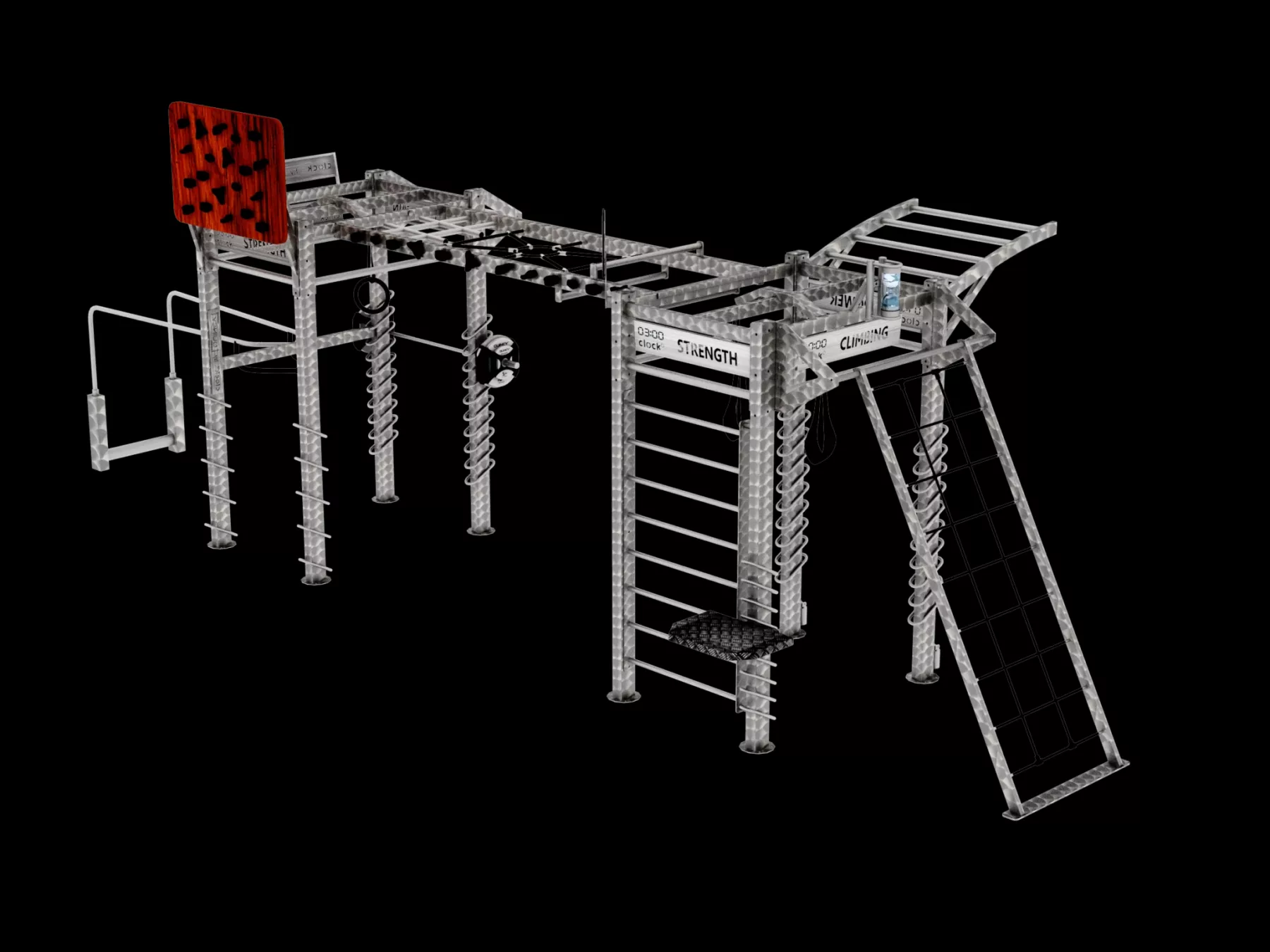 Station Fitness Street workout Musculation 8 PLUS Extérieur en inox