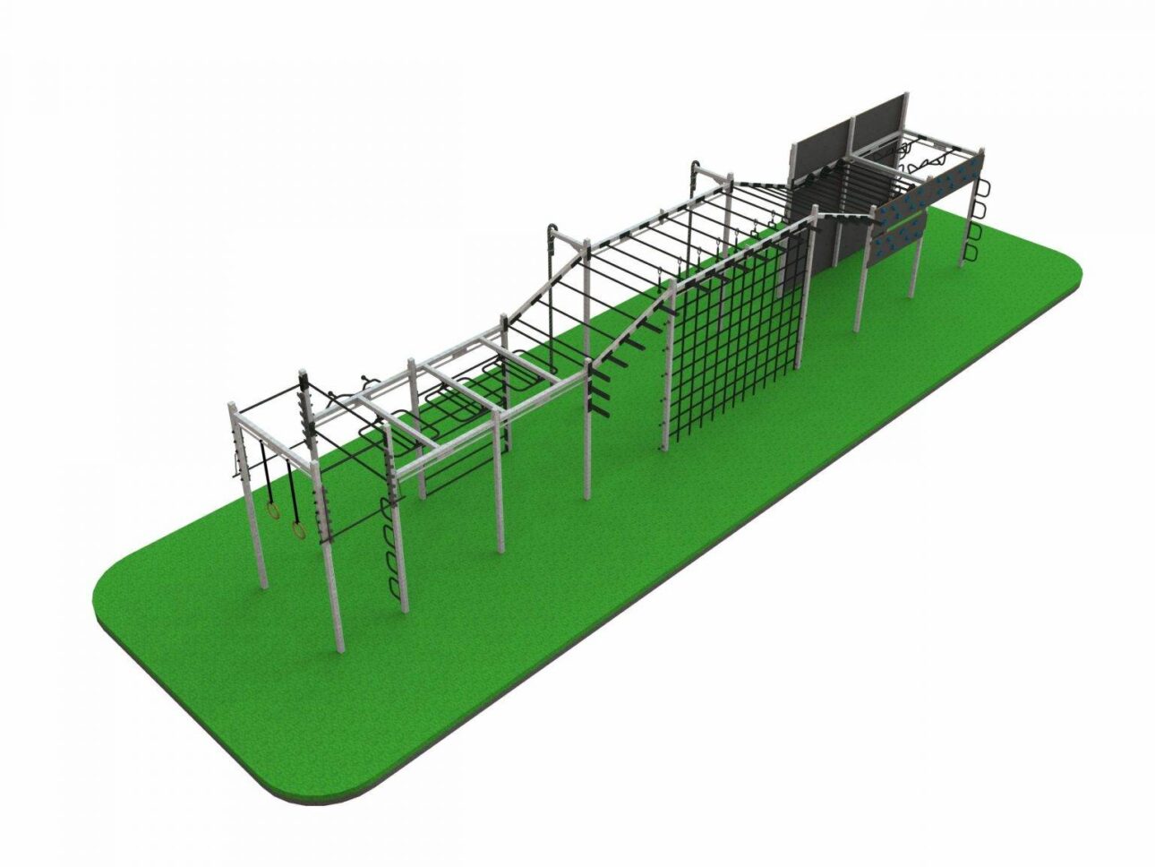 Structure ninja warrior extérieure
