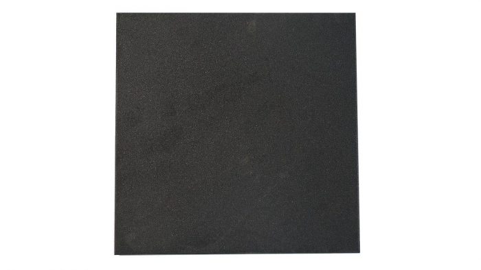 Dalle Caoutchouc 25mm Noir - 100x100cm - dalle amortissante caoutchouc