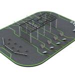 Parkour Ninja Warrior Complet 7 Postes de travails