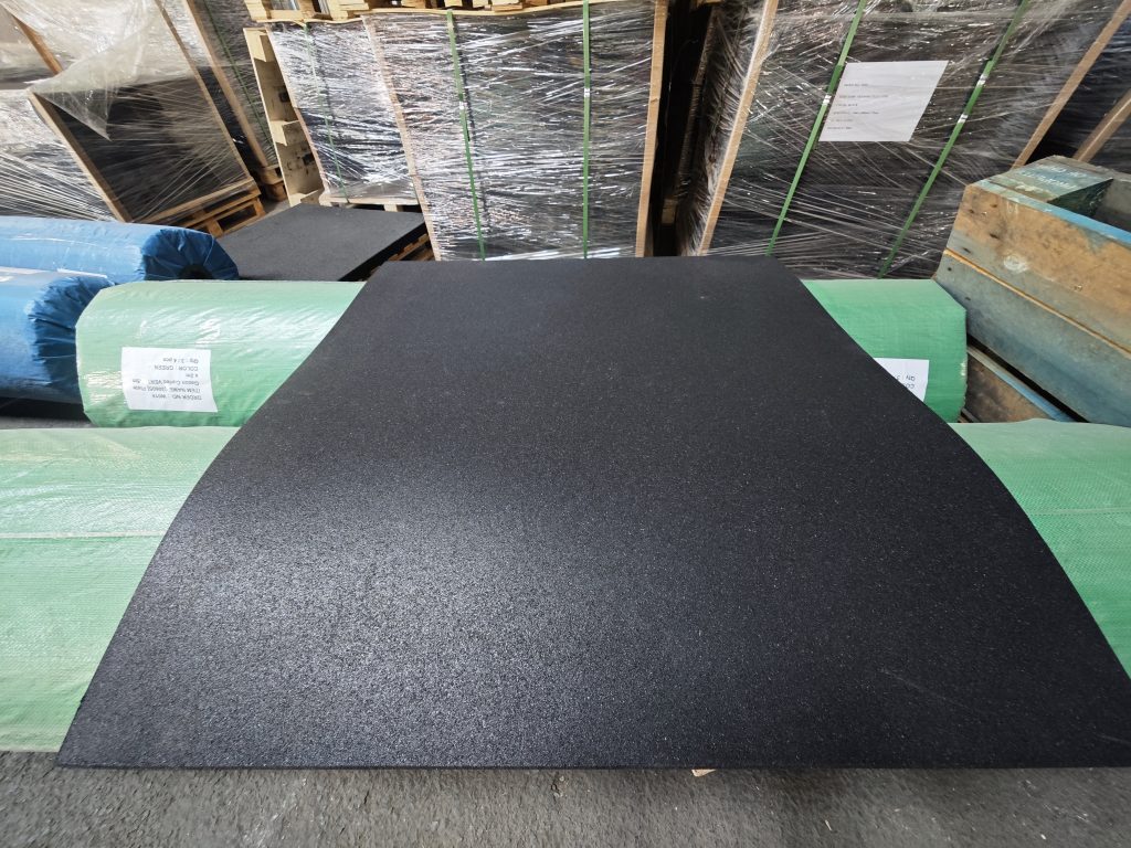 dalle amortissante caoutchouc 25 mm format 100x100