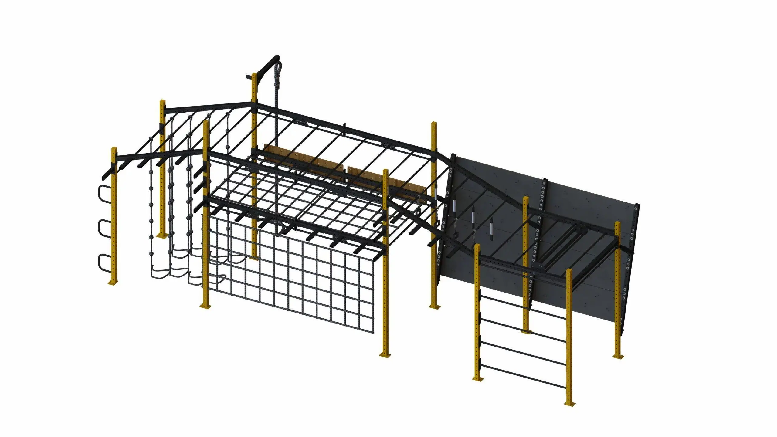 Parcours d’entraînement Ninja warrior – vue 4