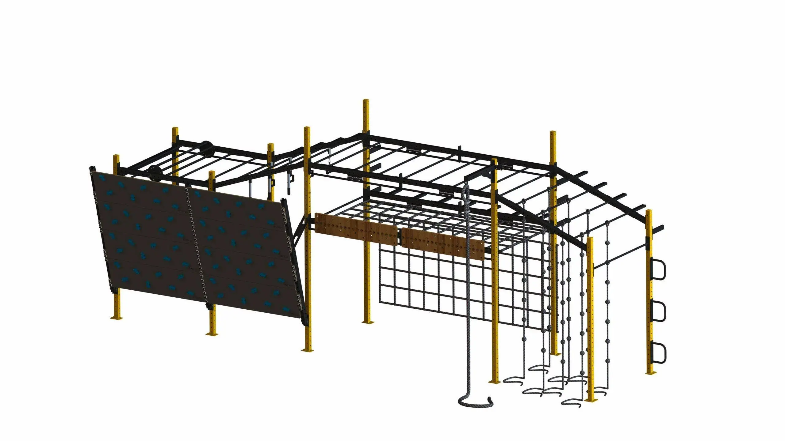 Parcours d’entraînement Ninja warrior – vue 3