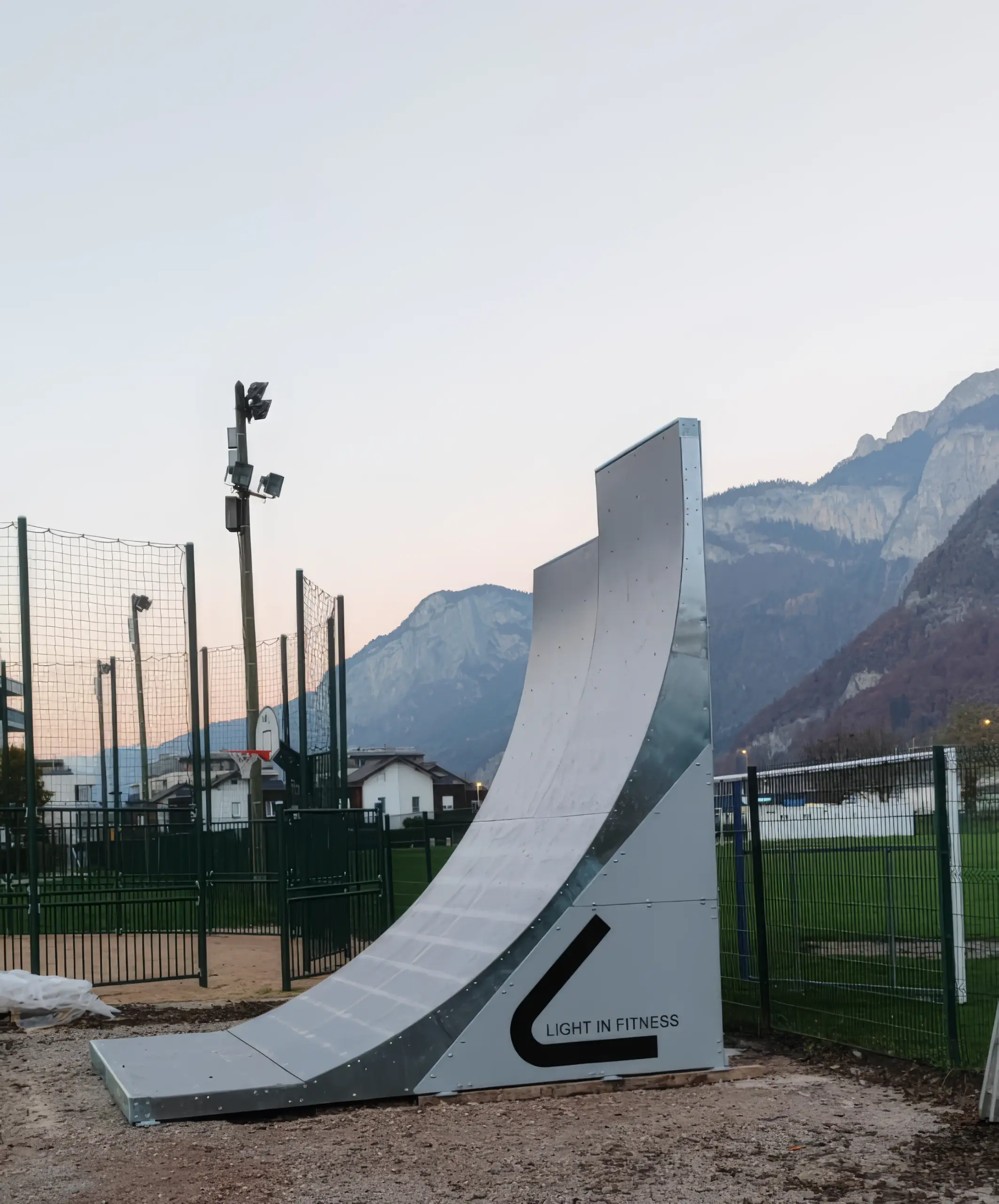 double mega mur ninja extérieur warped wall outdoor – vue 2
