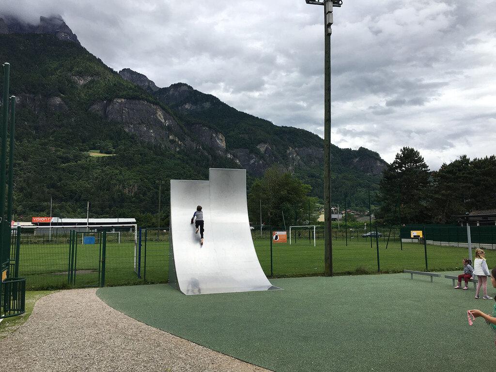 Mega Mur ninja extérieur double warped wall en acier galvanisé