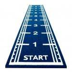 gazon synthétique crossfit 10m x 2m bleu (poils courts)