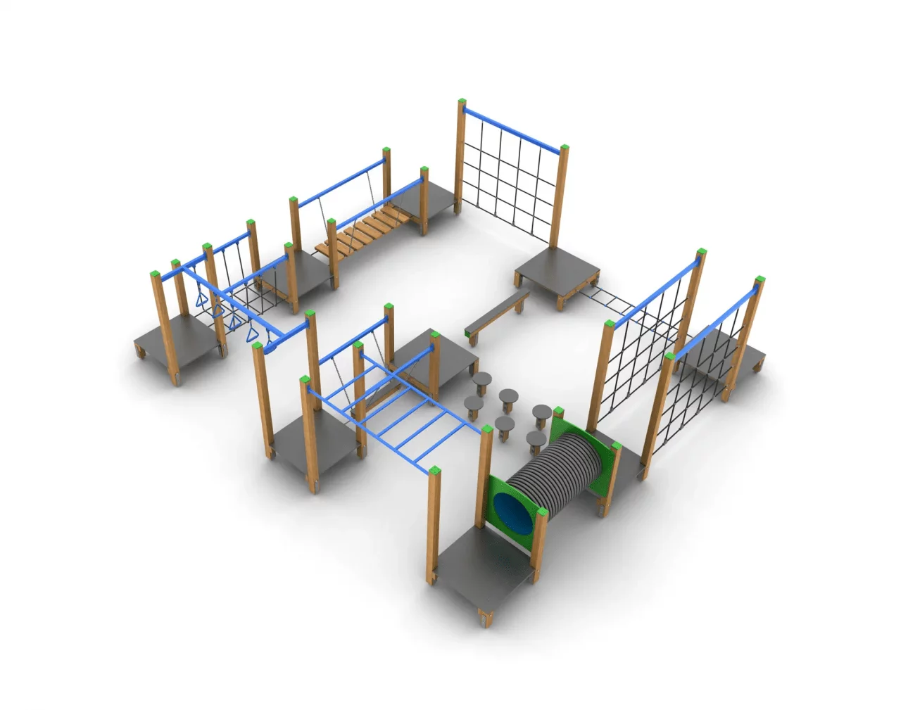 structure ninja enfant extérieur s04