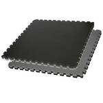 dalle tatamis puzzle dojo noir/gris 40mm
