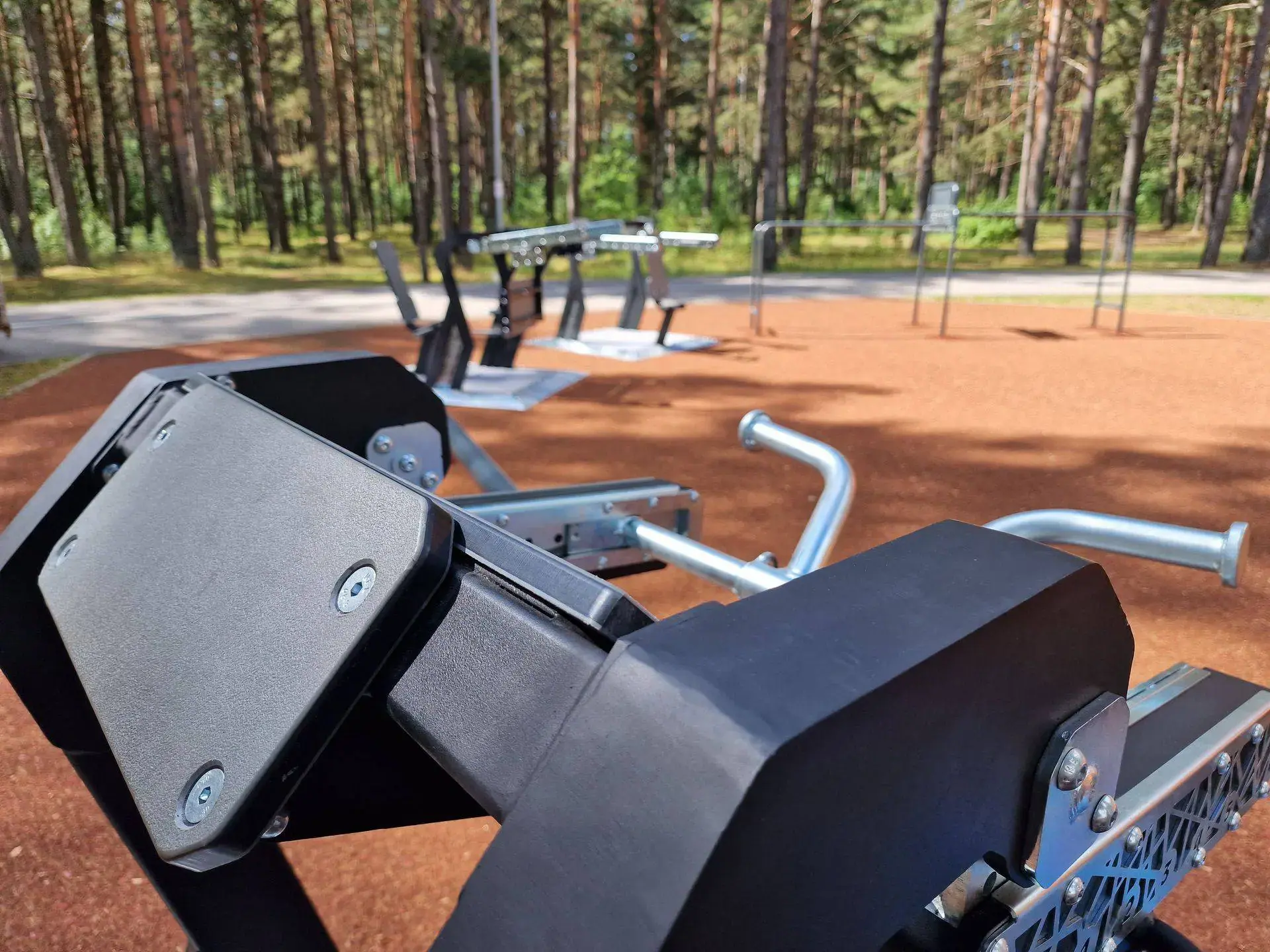 Équipements de fitness en plein air à vendre avec light in fitness