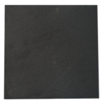 dalle caoutchouc de 15mm noir de 100x100 cm anti choc grain fin