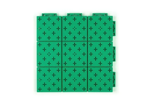 dalles en polypylène clipsables elastic star 34x34x1,55cm
