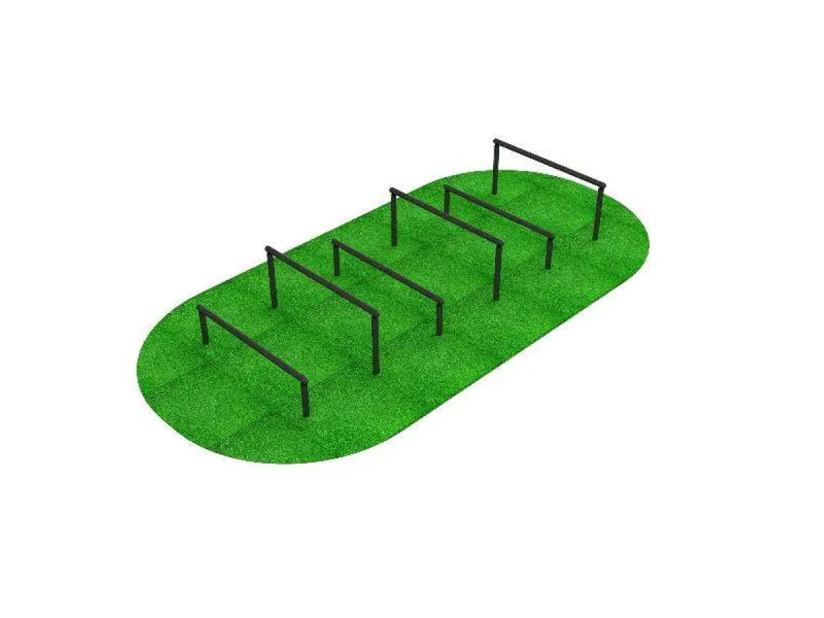 module parcours obstacle trail over under – barreaux d'échelles d'agilités