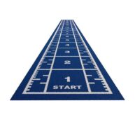 piste en gazon synthétique crossfit bleue 20m x 2m curled (poils courts)