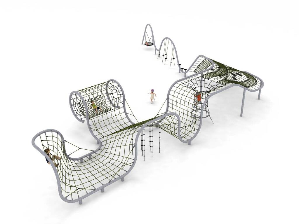 Aire de jeux araign?�e : aventure s?�curis?�e pour enfants