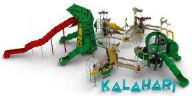 aire de jeux complète kalahari lézard géant avec toboggans et cordes