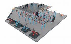 ensemble street workout, parkour & crossfit combiné 418 pour musculation extérieure