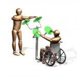 guidon tai chi parcours santé pmr pour exercice en plein air