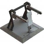 machine de musculation extérieur shoulder press og construction en acier s235 & revêtement en poudre pièces en plastique Élastodur fixations galvanisées