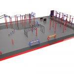 parc de fitness & crossfit extérieur: structure street workout, Équipements de gym en plein air