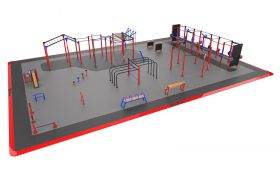 parc de fitness & crossfit extérieur: structure street workout, Équipements de gym en plein air
