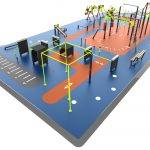 parc complet pour parkour, crossfit, street workout et musculation 300 Équipements inclus