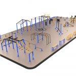 parc et structures complets de street workout pour musculation extérieure