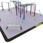 parc street workout uruk 130 fitness combiné avec haltères, barres parallèles et plus idéal pour les athlètes exigeants!