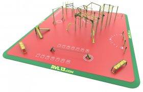 parc street workout uruk 238 Équipement fitness extérieur 238 m2 norme en 16630
