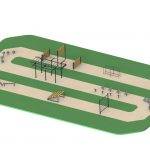 parcours complet combattant ninja ocr pentathlon parcours extérieur avec agrès pour un entraînement ultime!