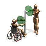 parcours santé pmr tai chi grand cercle pour entraînement musculaire supérieur