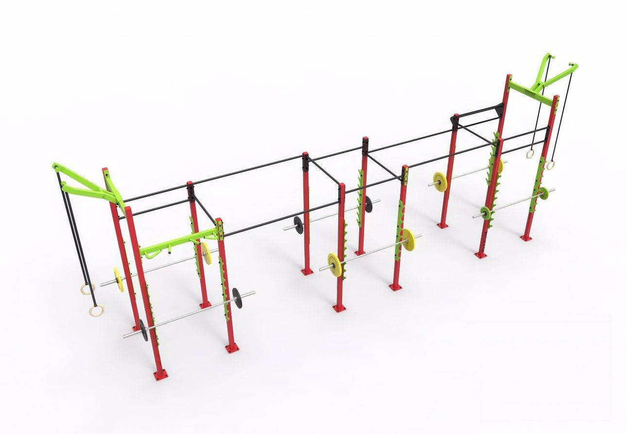racks et cages crossfit exterieur la solution en acier galvanisé
