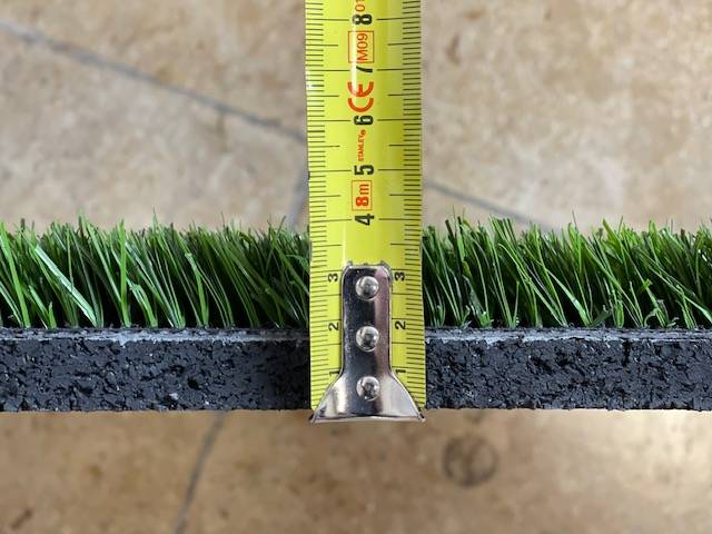 dalle amortissante caoutchouc pelouse synthétique 100x100 épaisseur 40 mm