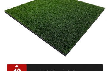 Dalle amortissante caoutchouc Gazon pelouse synthétique 100x100 épaisseur 40 mm