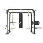 cage de crossfit professionnelle gt12 bodytone structure robuste pour entraînement de groupe noir