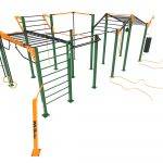 cage street workout nippour l+ polyvalence et 31 stations d'entraînement