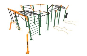 cage street workout nippour l+ polyvalence et 31 stations d'entraînement