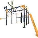 cage street workout nippour s+ parc pour 13 sportifs avec bar freestyle et possibilité d'extension