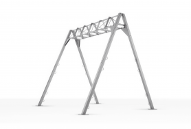 Portique à TRX et Sangles de Suspension de 9 Mètres