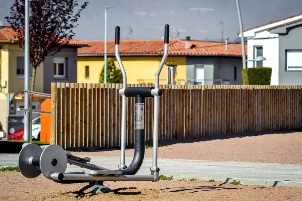 Équipement Elliptique Parcours Santé Cardio - Acier Galvanisé - Extérieur