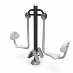 Équipement Jambes Parcours Santé pour les Cuisses - Acier Galvanisé - Extérieur