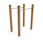 Parcours santé bois Barres Parallèles Bar Walk Work Fit