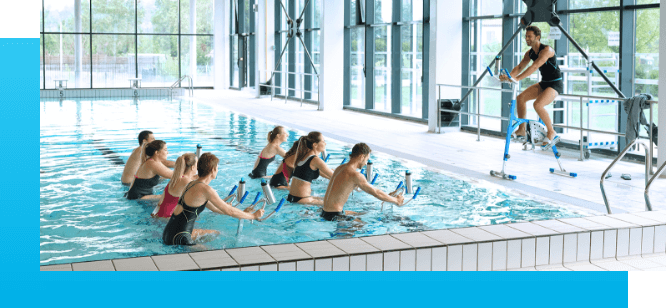 aquabikes waterflex et piscines zodiac avec light in fitness la synergie parfaite pour un entraînement aquatique efficace