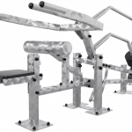 Appareil de musculation inox Banc à triceps à disque olympique outdoor