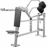 Appareil de musculation inox Press à épaules à disque olympique outdoor