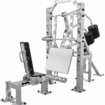 Appareil de musculation inox Press Jambes Leg Press à disque olympique outdoor